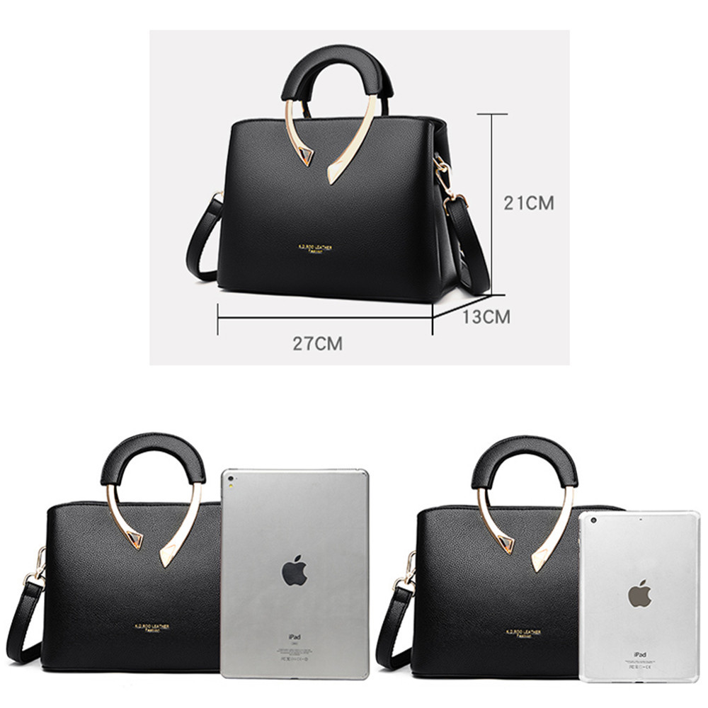 A generation of 2020 foreign trade fashion portable tote bag large capacity pu women's bag simple retro shoulder messenger bag