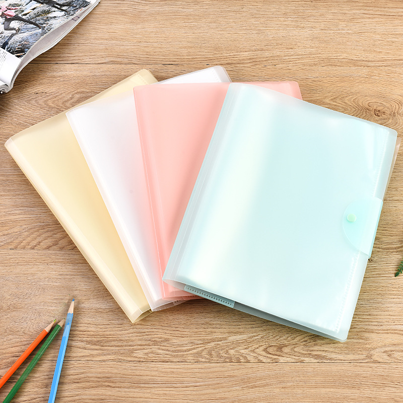 A3 clip test paper clip student folder multi-layer test paper data book volume transparent insert sorting and storage