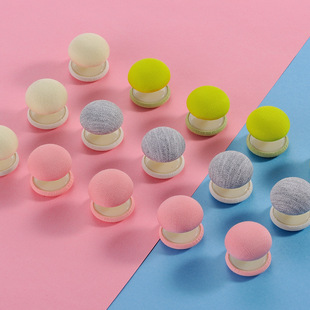 Bed Sheet Holder Cotton Cloth Wrapped Mushroom Quilt Buckle Firm Comfortable Quilt Clip Holder One Button Unlock