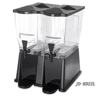Factory direct supply PC transparent juice Ding single head Double Head hotel buffet beverage machine commercial juice beverage machine