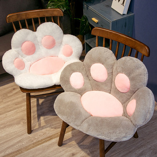 Cartoon bear paw half-enclosed cushion for lazy people integrated sofa office seat for student cushion cat paw cushion wholesale