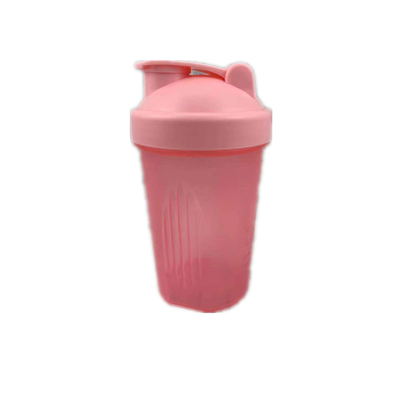 Plastic shake Cup with scale sports fitness Cup 400ml logo advertising company gift Cup