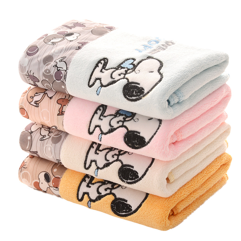 Towel Face Wash Household Adult Soft Absorbent Wholesale Dry Hair Face Towel Stall Supermarket Gift Hand Towel Embroidered Return