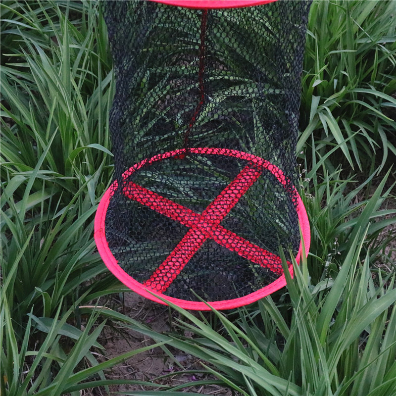 Aluminum alloy small fish protection fishing net hanging glue anti-hanging universal positioning fisherman fish protection net pocket black pit fishing gear supplies