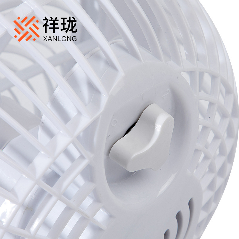 Mini fan student dormitory cartoon cute white small fan office desktop desk fan household electric fan electric fan