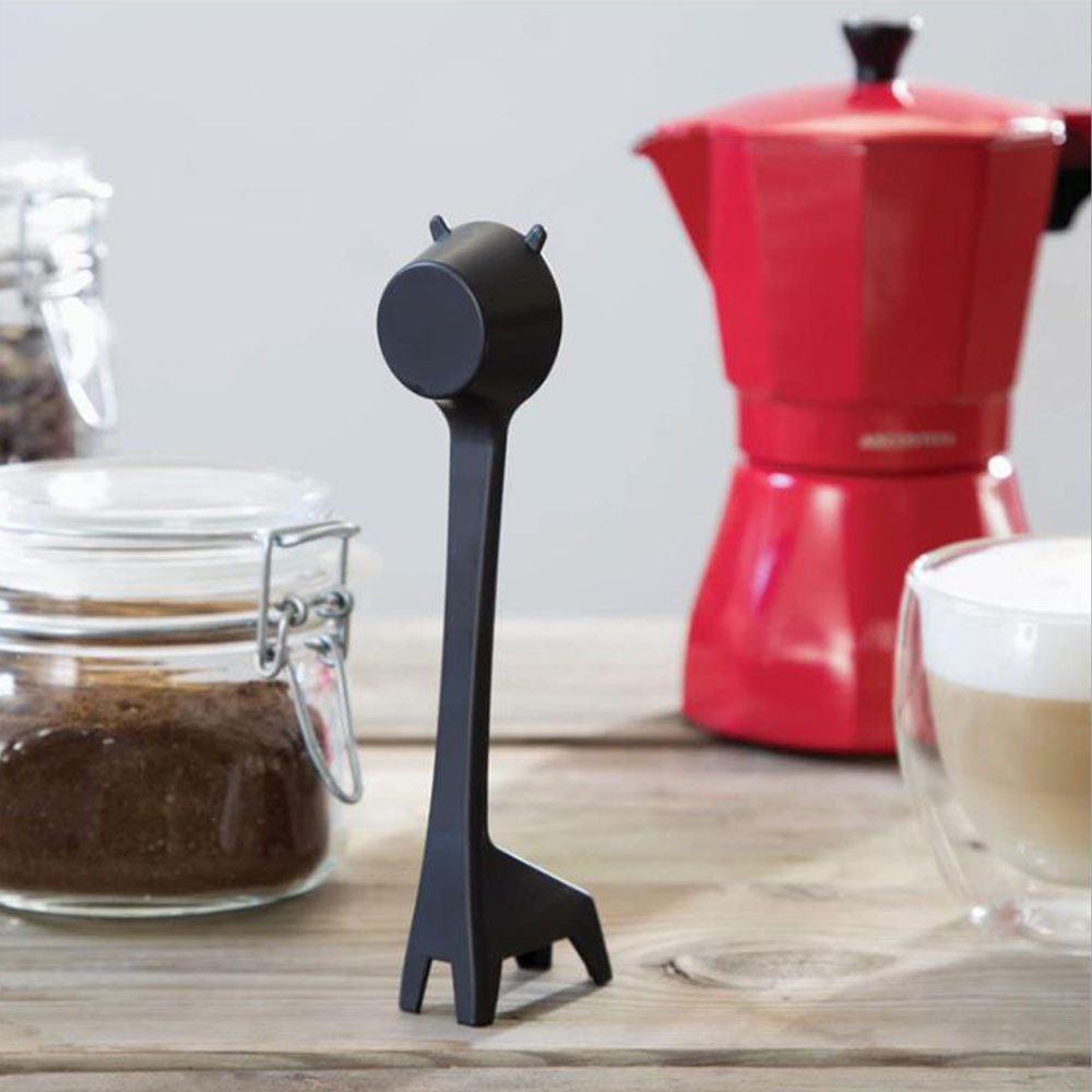 Cross-border creative cartoon giraffe shape coffee spoon cute coffee bean powder quantitative spoon measuring plastic small spoon