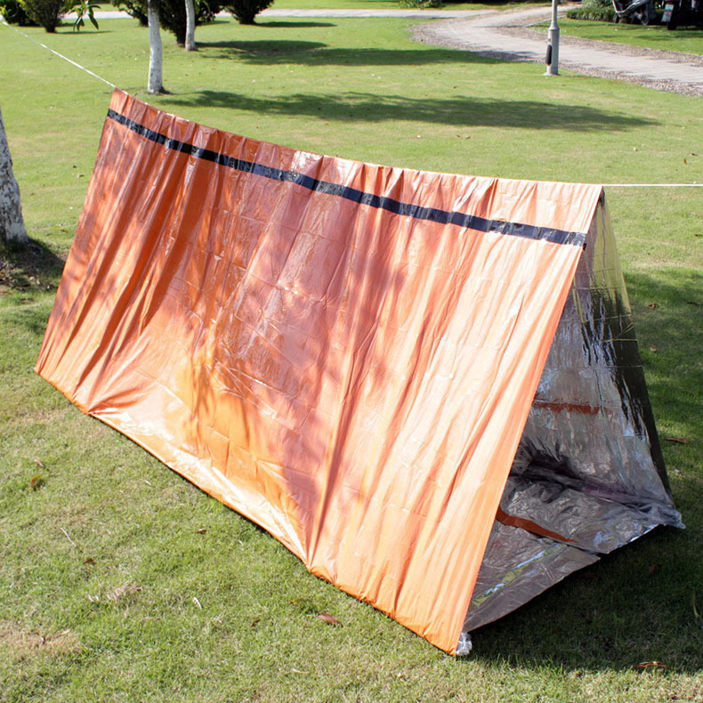 emergency tent outdoor life blanket survival blanket emergency blanket thermal insulation blanket j simple tent sunscreen space blanket