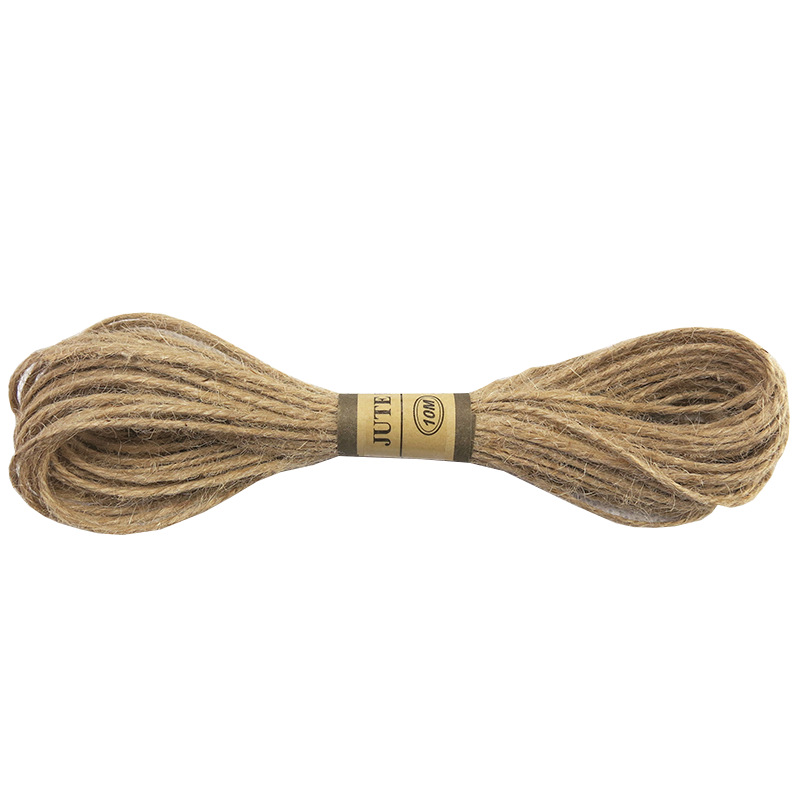 Kraft Paper 10m hemp rope multifunctional jute rope arm rope DIY handmade home wall photo album decorative hemp rope