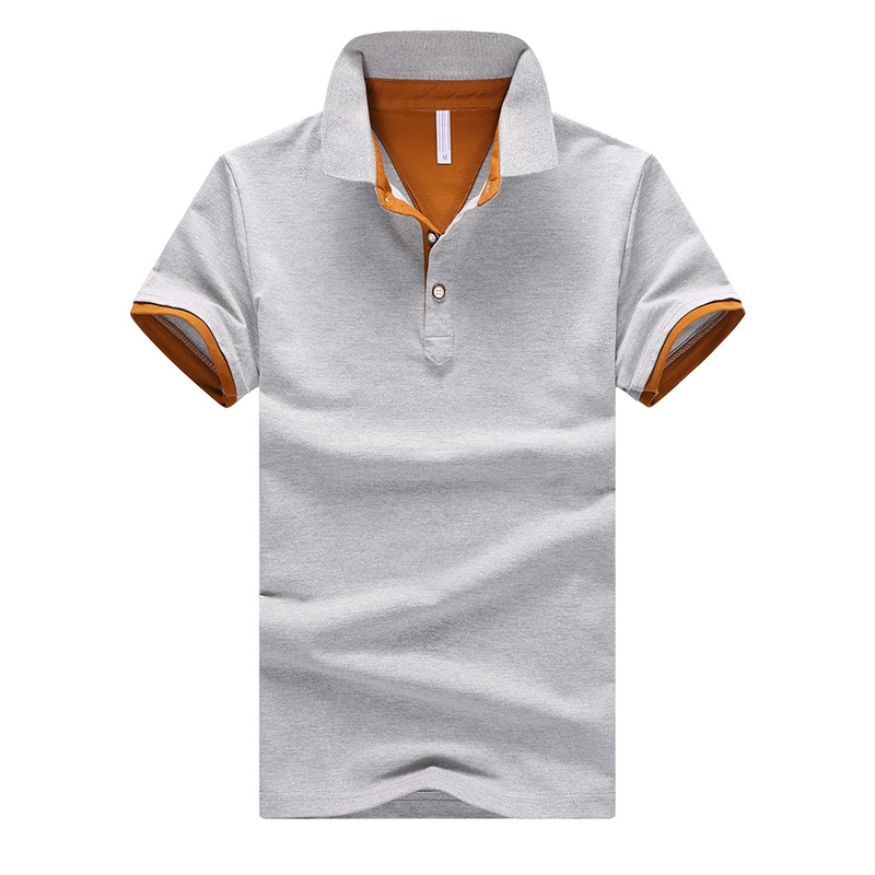 Polo Shirt Men's Short-sleeved Summer Thin 2020 New Casual Men's T-shirt Fashionable Shirt Collar Slim-fit All-match Trendy