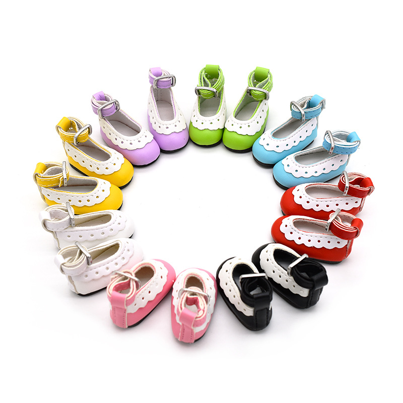 bjd shoes 6 points doll high heels cotton Doll Doll Doll elastic buckle princess shoes Accessories Wholesale