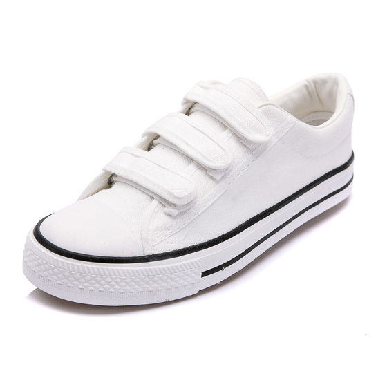 Spring 2020 New Velcro Platform Canvas Shoes Women's Korean-style All-match Women's Shoes Casual Sports Sneakers for Students Women