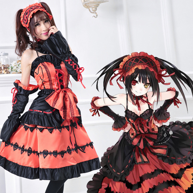 Photorealistic Date Battle Cosplay Anime Costume Game Character Role-Playing Same Version Skin