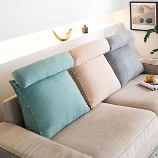 Triangle Cushion Bedside Cushion Large Backrest Sofa Tatami Waist Cushion Bed Neck Pillow Office Nap Pillow