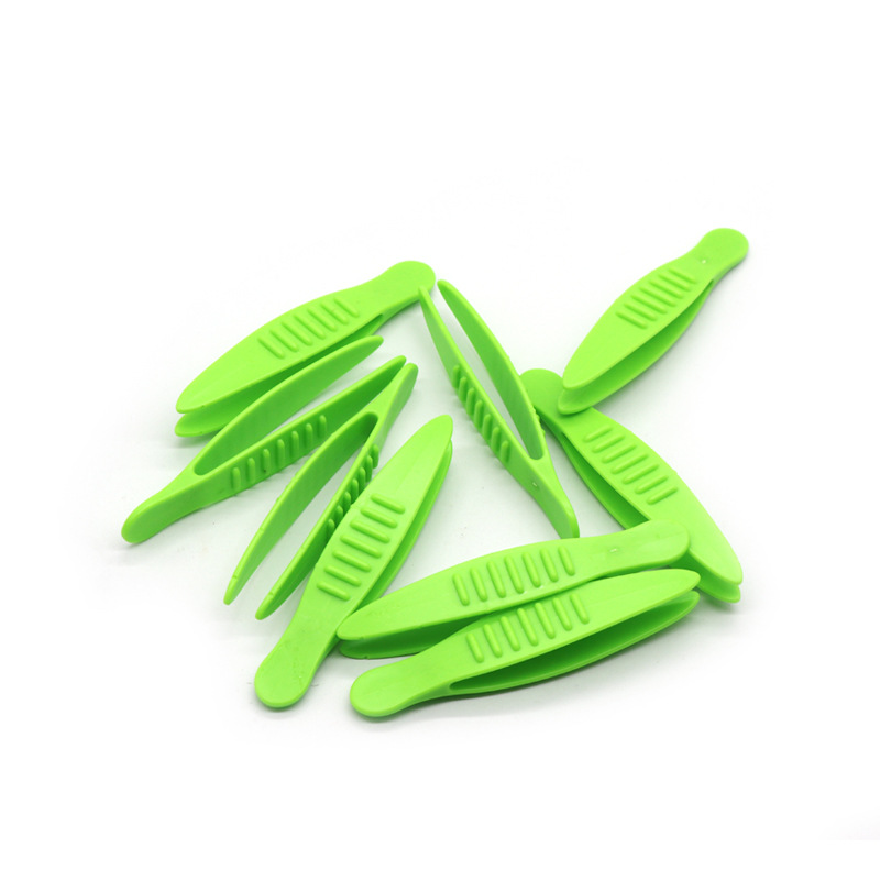 Children's Diy Handmade Safety Tweezers Thickened Plastic Clip Kindergarten Science Experiment Exploration Tool Tweezers