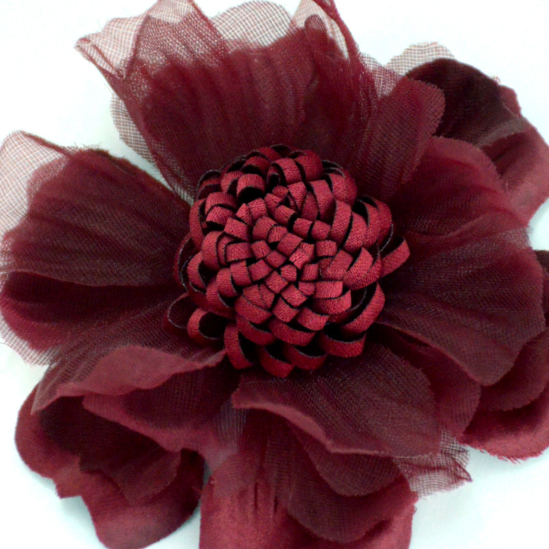 Korean style snow yarn radish silk flower core handmade fabric flower diy hair accessories headdress shoes and hats headdress flower clothing accessories