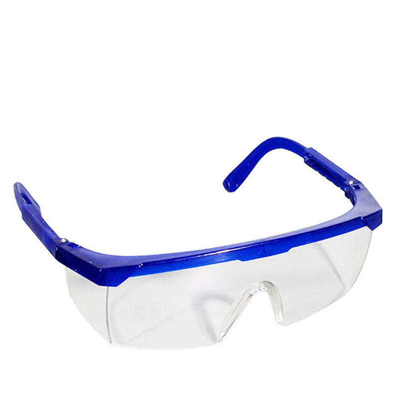 Telescopic leg protective glasses windproof electric welding polished transparent anti-splash outdoor riding anti-fog and dustproof goggles