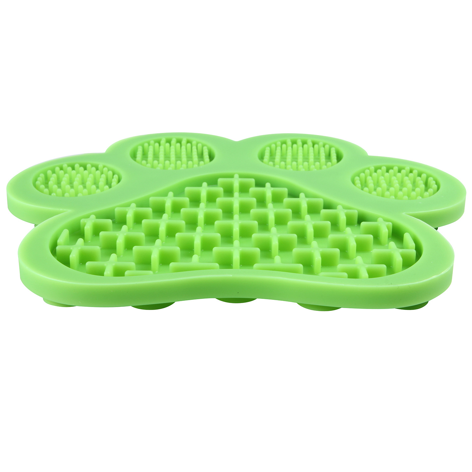 New dog paw silicone pet licking mat pet slow food tray dog bath distraction silicone dog sucker food care training
