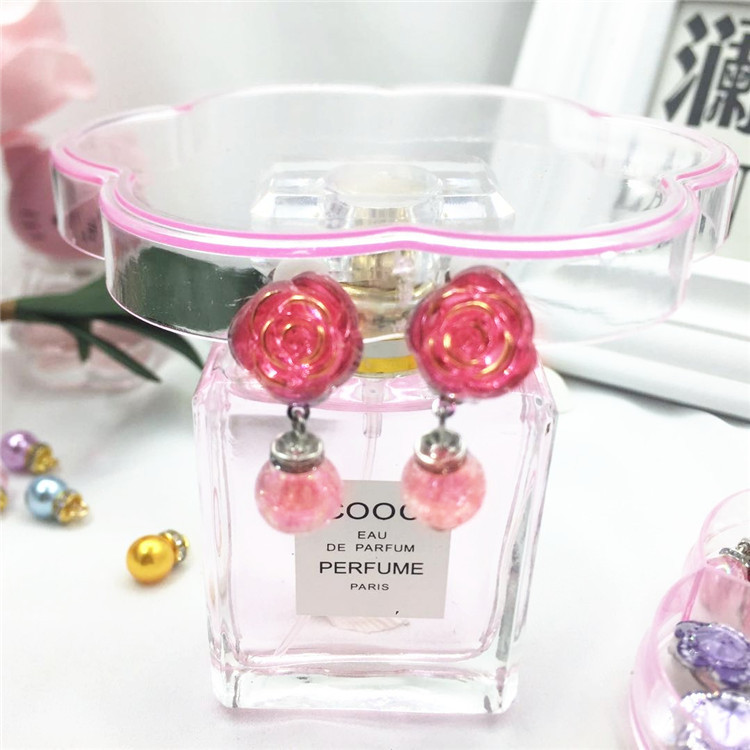Factory girls new children's Phoenix butterfly flower little princess no hole no hole ear clip earrings plum box set