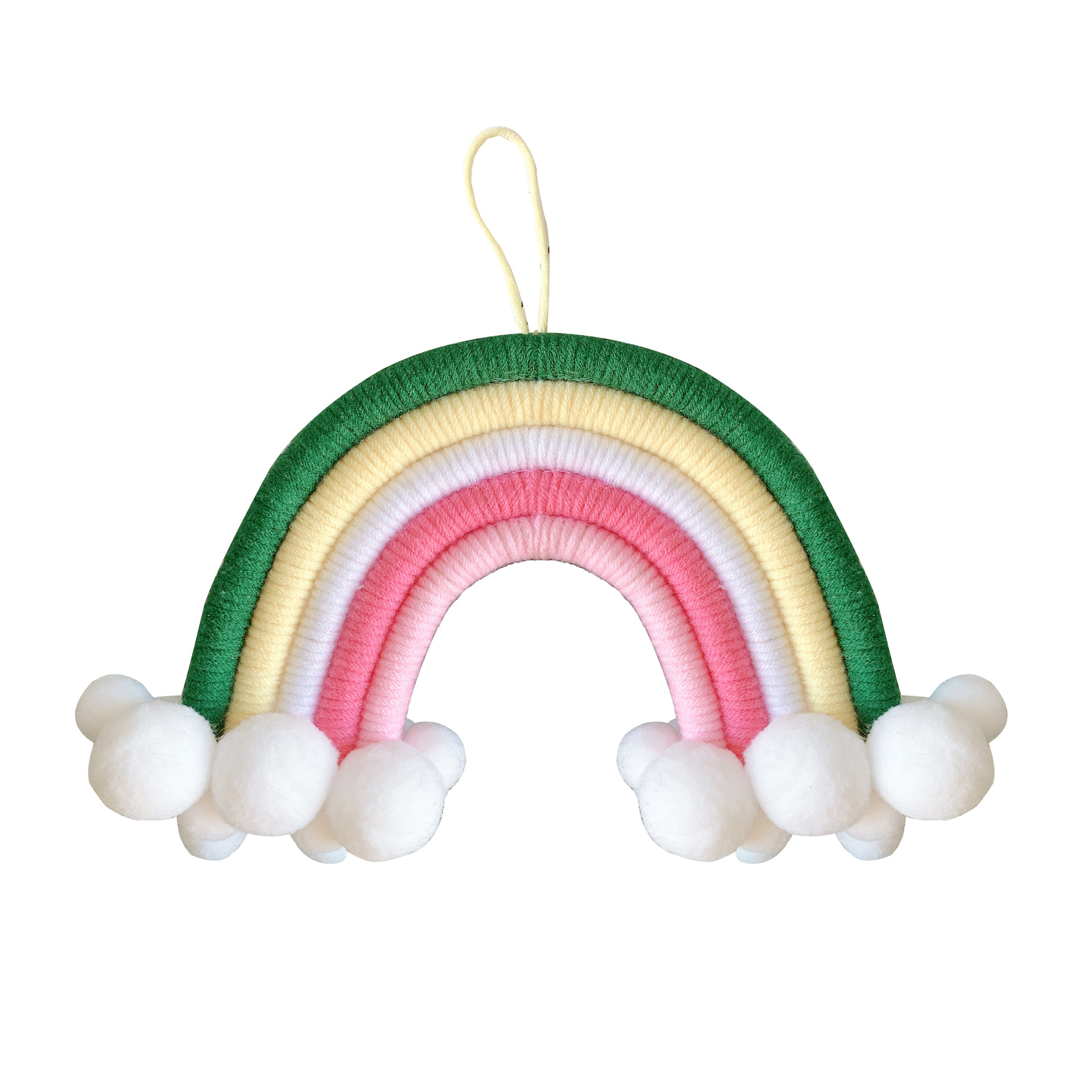 ins Decoration Nordic Style Home Decoration Children's Room Decoration Pendant Woven Clouds Rainbow Hanging Wall Decoration Hanging Decoration