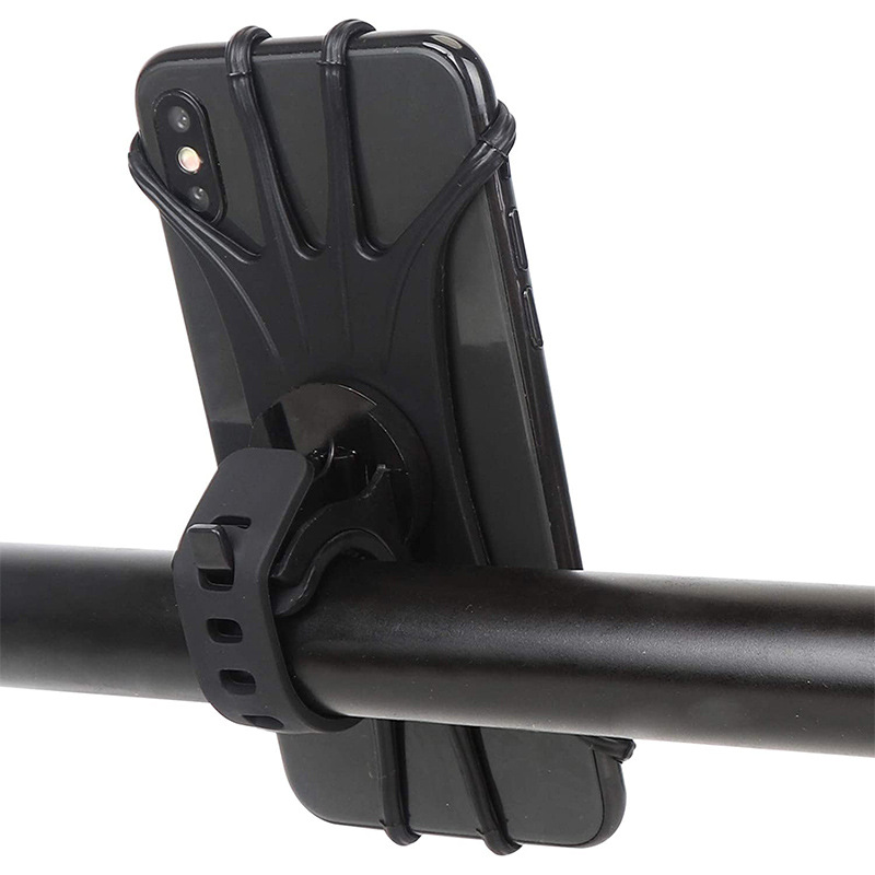 Amazon Bicycle Silicone Mobile Phone Bracket [Ultra Light] 360-degree Rotating Mountain Bike Mobile Phone Rack