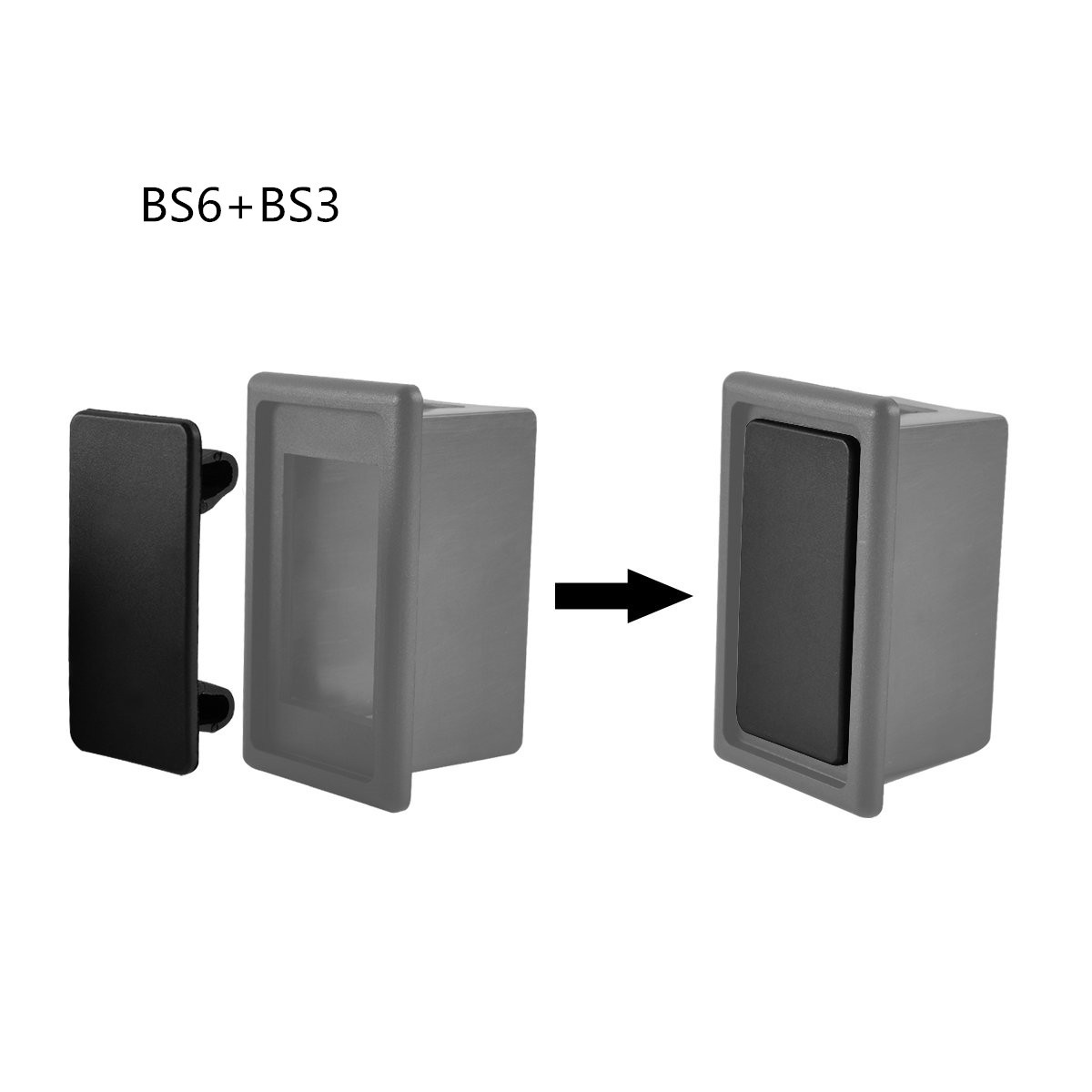 Boat switch mounting frame cover rocker switch panel cover car toggle switch hole cover empty slot