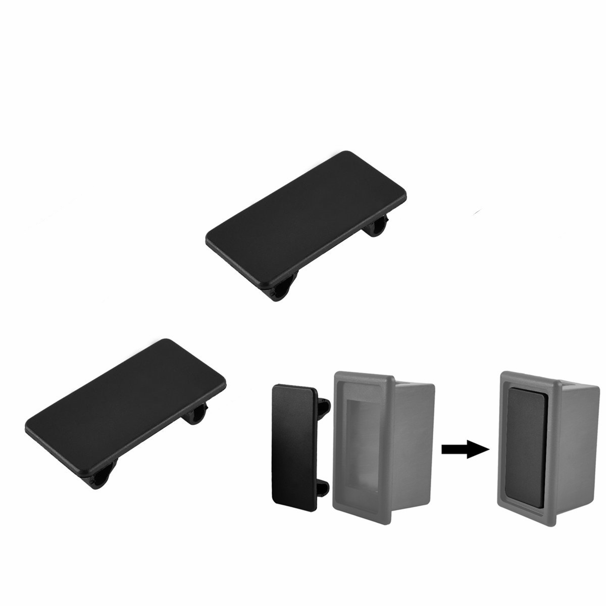 Boat switch mounting frame cover rocker switch panel cover car toggle switch hole cover empty slot