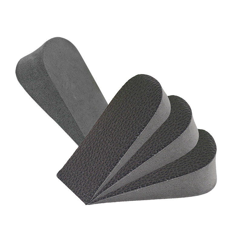 Leather men's and women's inner height invisible insole pad Inner height pad anti-slip rear half pad heel insole