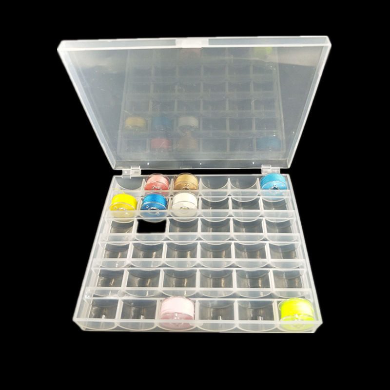 36 grid bobbin transparent box bobbin box 36 PCs quality bobbin box (excluding bobbin)