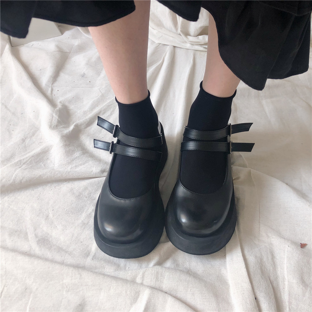 Four seasons can wear calf socks jk black and white tube over the knee and knee socks stockings not through the flesh velvet