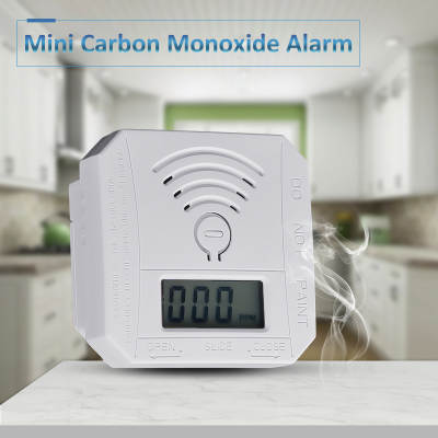 Mini type honeycomb briquette smoke detector UL2034 CO carbon monoxide detector LCD concentration display alarm