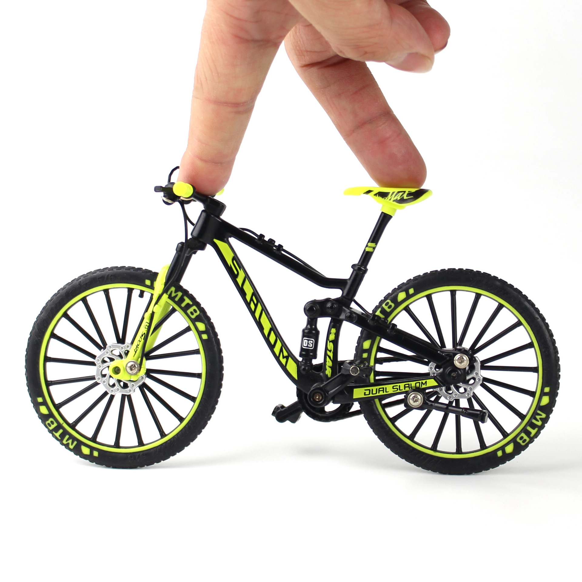 Cross-border toy downhill bicycle model 1:10 alloy bicycle toy ornaments gift wholesale