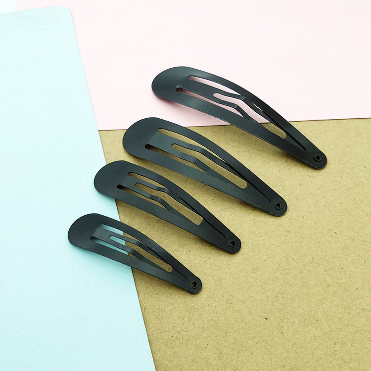 Nickel black silver 5cm6cm children adult high quality drop shaped BB clip drop clip diy handmade material accessories