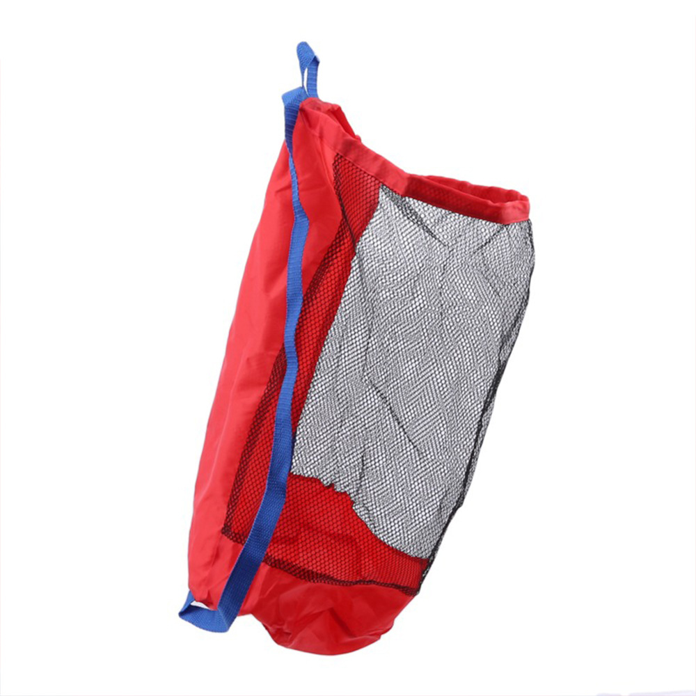 Children's Beach Toy Mesh Bag Backable Large Mesh Bag Baby Sand Dig Hourglass Shovel Tool Storage Bag