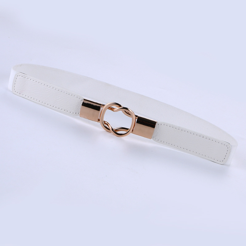 European and American Cross-border Fashion Elastic Belt Women's Dress All-match Elastic Waist Seal Decoration All-match Elastic Belt