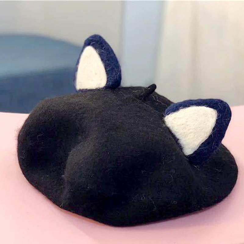 In stock supply handmade DIY wool felt rabbit ears headband jewelry accessories poke music finished accessories