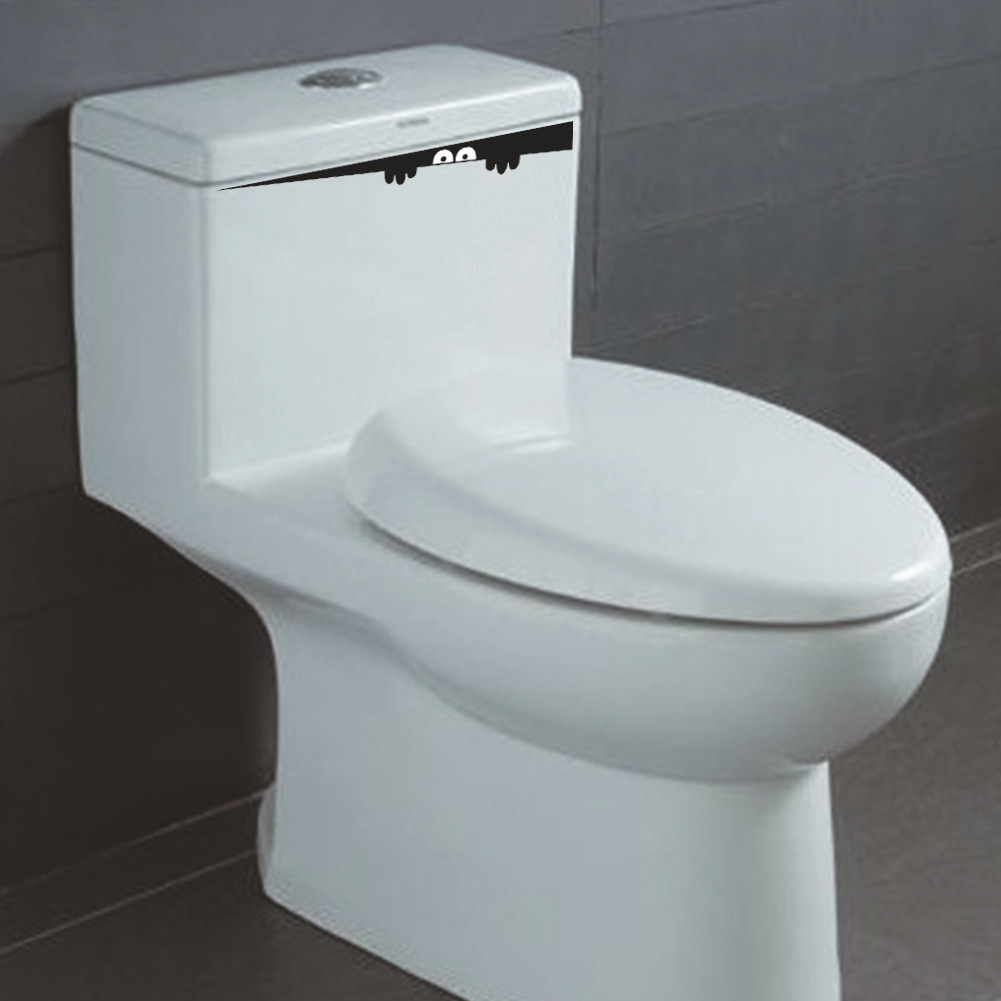 eaby Amazon peeping toilet stickers creative carved wall stickers bathroom corner stickers wholesale