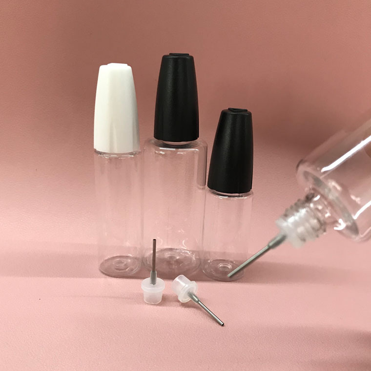 10ml needle tip oil bottle 30ml transparent pet20 ml plastic bottle 15ml oil bottle children's protective cover new