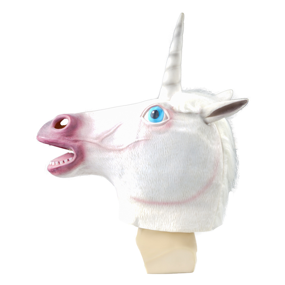 Christmas Gift Carnival party trick funny mask animal goat latex mask factory direct sales