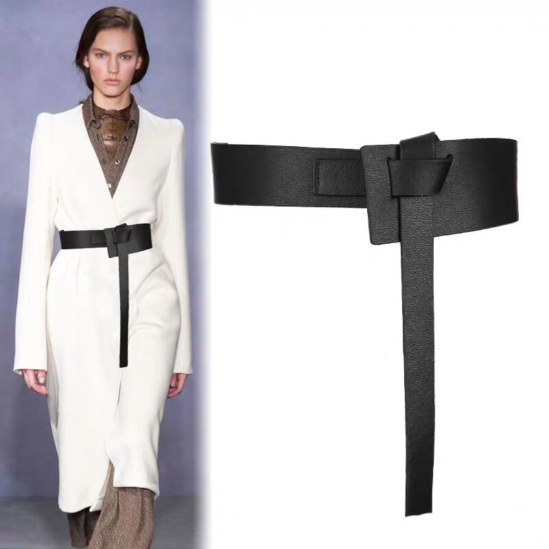 Belt Women's Outer Wear Super Wide Decorative Shirt Coat Matching Skirt Fashion Joker Belt Accessories Factory Outlet