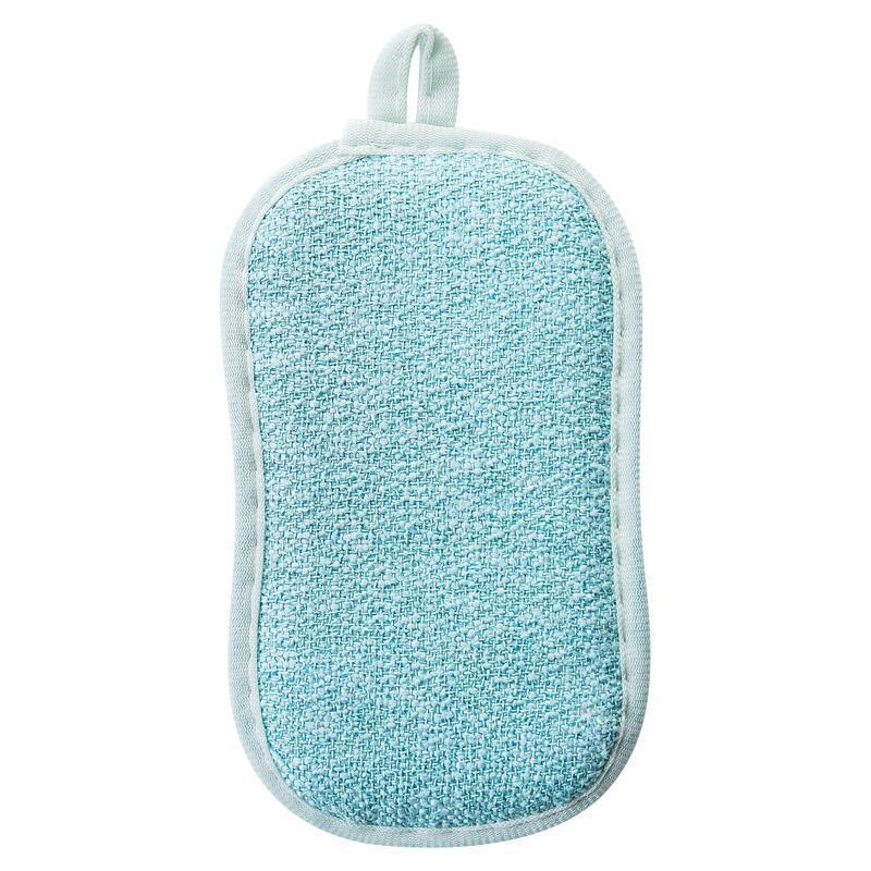 Dish Cloth Decontamination Cleaning Brush Household Kitchen Non-Injury Pot Washing Pot Artifact Double-Sided Sponge Magic Washer Scrubbing Cloth