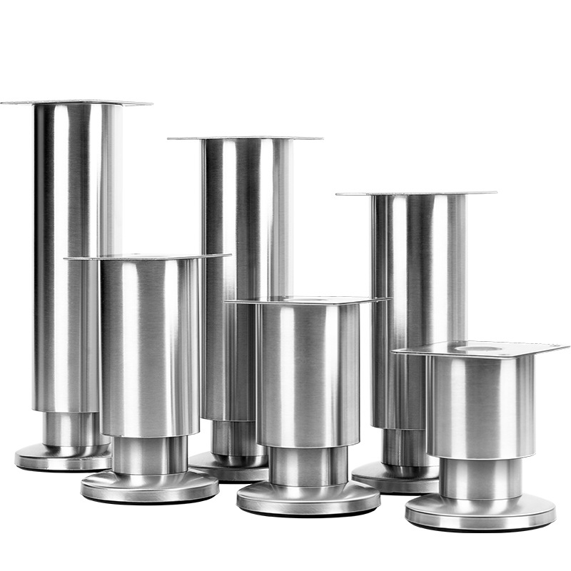 Stainless Steel Cabinet Legs Sofa Legs Coffee Table Support Legs Modern Simple Bed Cabinet Legs Adjustable Furniture Legs