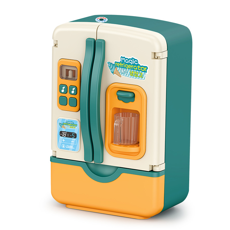 Light Spray Water Electric Children's Play Toy Refrigerator Simulation Children's Parent-Child Interactive Toy Gift