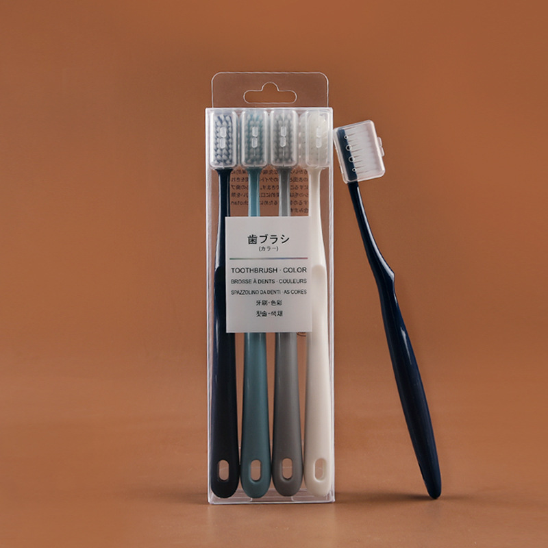 Japanese Macaron Nano Toothbrush Ceramic Handle Brush Handle Nano Soft Crystal Box Toothbrush Superior Product