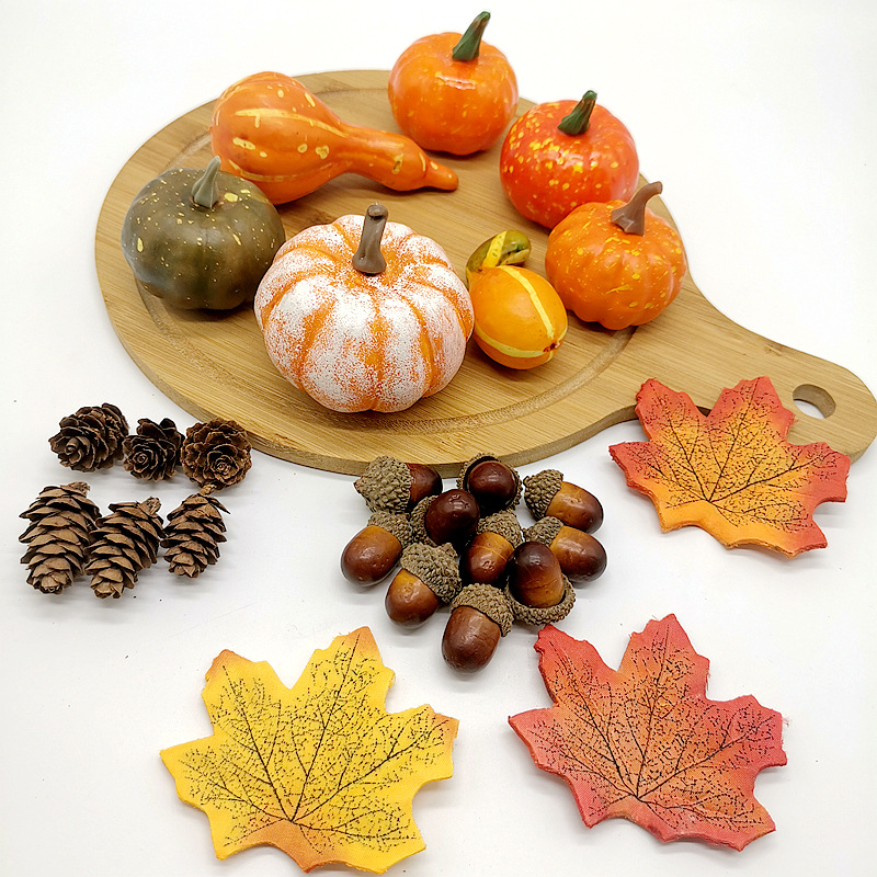 Cross-border e-commerce for pumpkin model simulation pumpkin DIY Halloween decoration supplies decoration wholesale