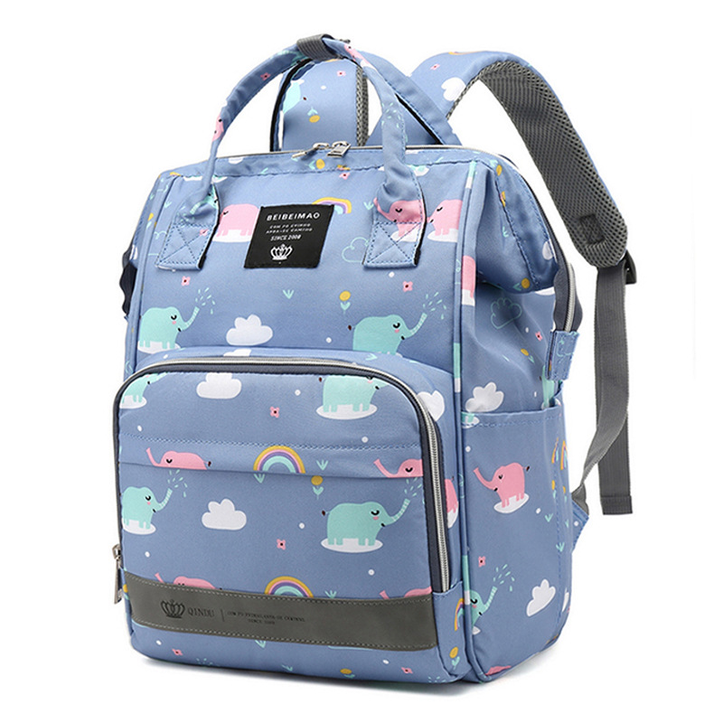 Beibei Cat New Mummy Bag Fashion Multifunctional Backpack Portable Mother and Baby Bag Lightweight Going Out Mother Bag Backpack