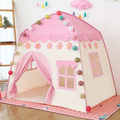 Cross-border Children's Tent Baby Room Game House Boys and Girls Flower Blossom Kindergarten Outdoor Toy Tent