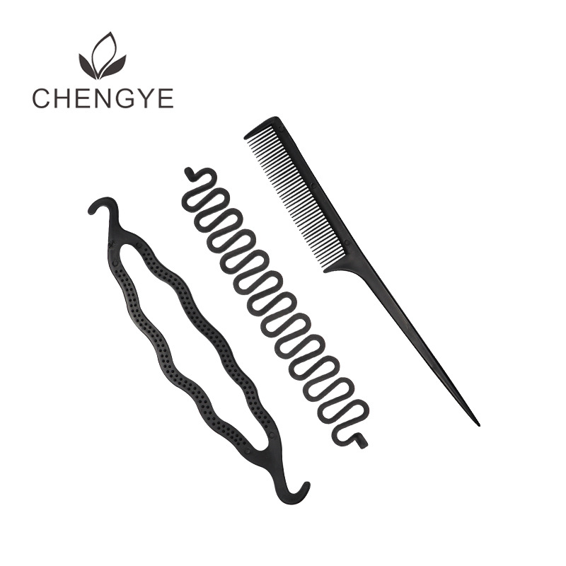 Updo tool suit hair pulling needle centipede hair braiding device ball head flower bud hair tie secret comb