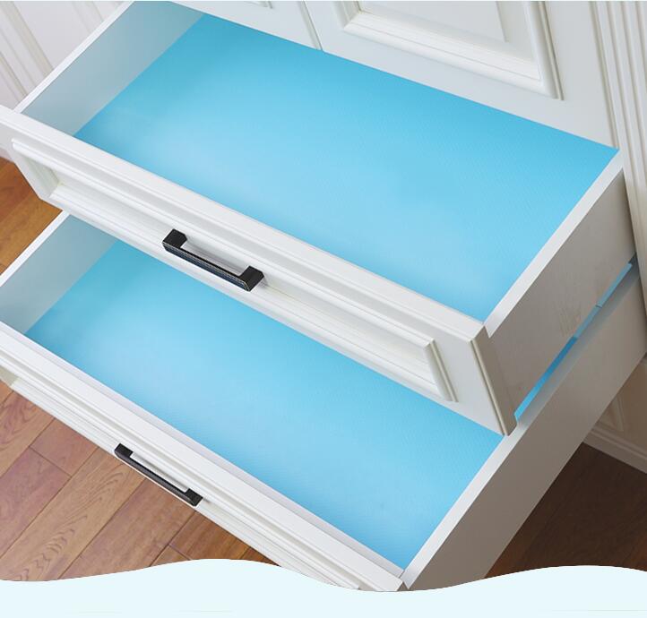 Transparent multi-color kitchen cabinet waterproof pad cabinet moisture-proof pad waterproof cutting drawer pad cabinet