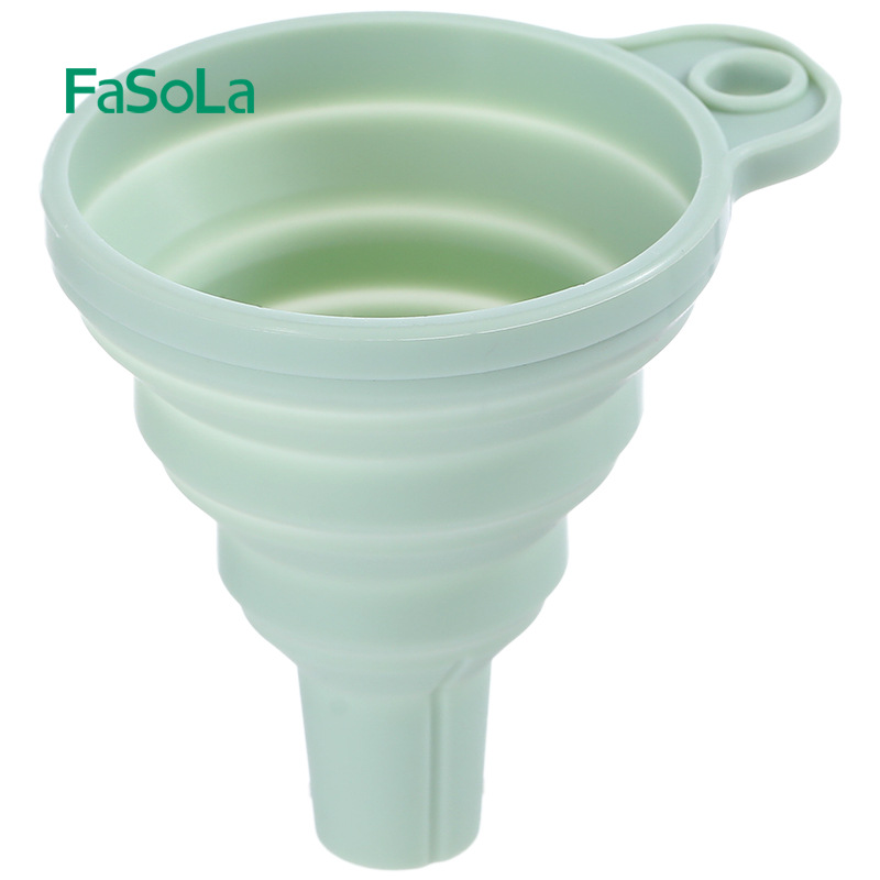 Fasola Creative Silicone Folding Funnel Retractable Household Kitchen Liquid Dispenser Mini Small Funnel