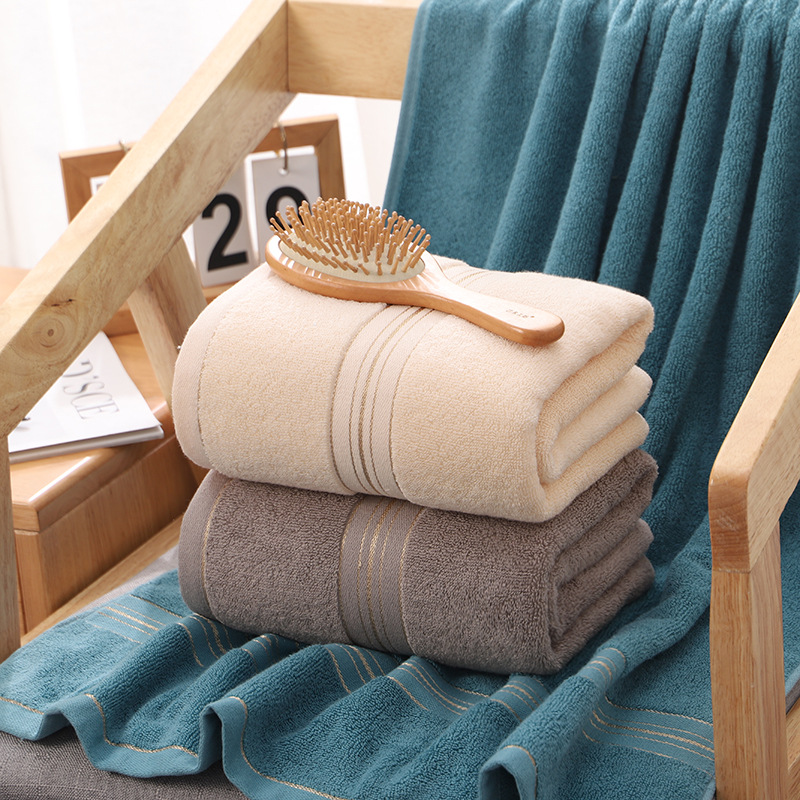 Factory direct limit stock cotton bath towel custom absorbent soft universal bath gift advertising company on behalf